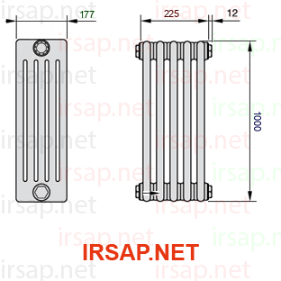 Радиатор IRSAP Tesi 51000/5 T14 CL 01